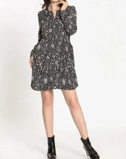 Hot See u Soon Robe imprimée Sarah bleue