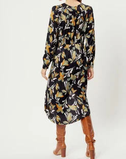 Sale See u Soon Robe imprimée Solène noire