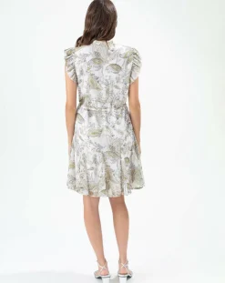 New Indies Robe Inu cachemire argente