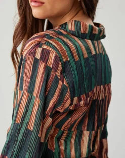 Femme Lauren Vidal Robe Ivana imprimée forêt/multicolore