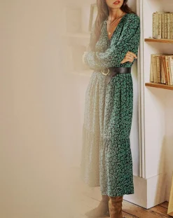 Femme Garance Paris Robe Karol verte