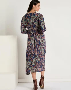 Best See u Soon Robe Kassandra imprimée marine