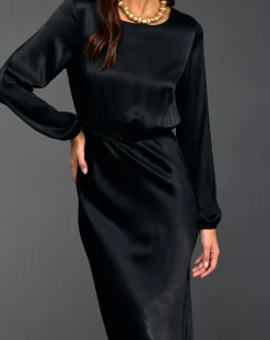 New Lauren Vidal Robe Kimi noire