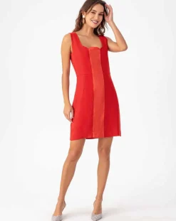 Online Bleu Blanc Rouge Robe Kimi terre de sienne