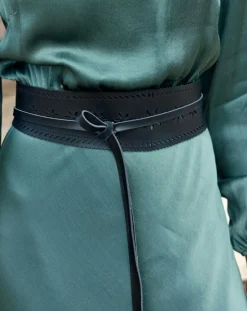 Femme Lauren Vidal Robe Kimi verte