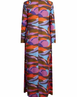 New Manoush Robe longue Caftan Purple Country Pop lilas
