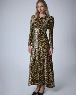 Femme Manoush Robe longue en Velours Panther unique