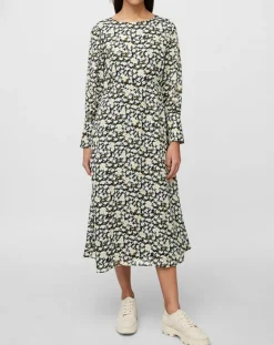 Femme Marc O'Polo Robe longue fleurie multicolore
