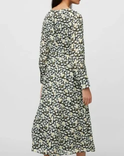 Femme Marc O'Polo Robe longue fleurie multicolore