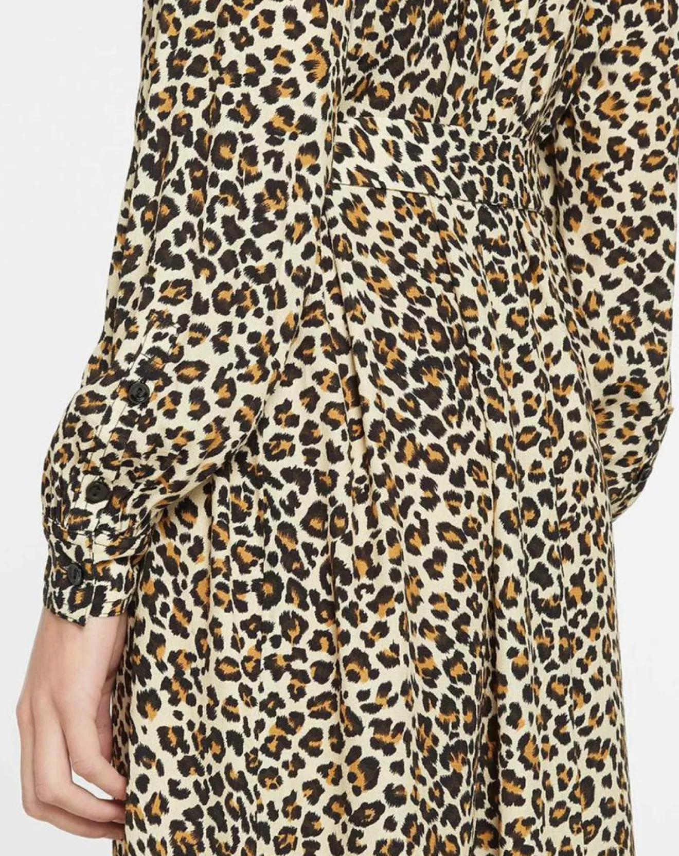 Discount Galeries Lafayette Robe longue Gamba léopard noire