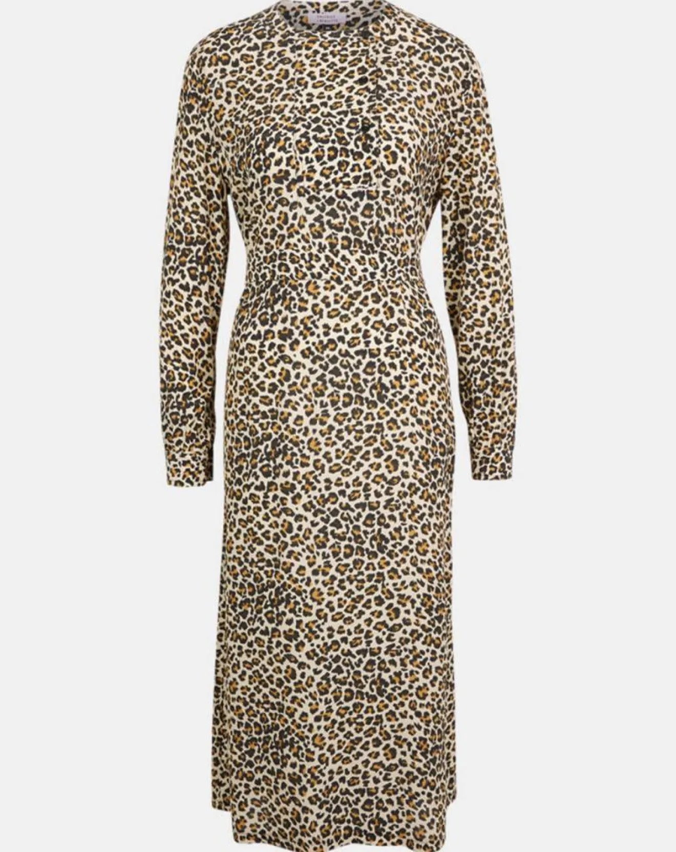 Discount Galeries Lafayette Robe longue Gamba léopard noire