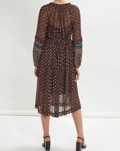 Femme Stella Forest Robe longue Inès rouge