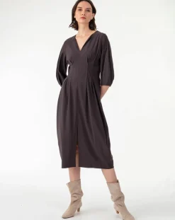 Discount Indies Robe Longue Miranda choco