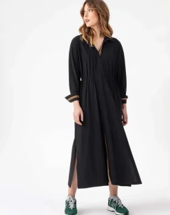 Outlet Indies Robe Longue Rhea noire