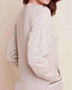 Femme Le Chat Robe Maille Love miel