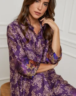Femme Alice & Charlotte Robe Marine violette