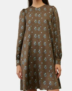 New Marc O'Polo Robe medium imprimée marron