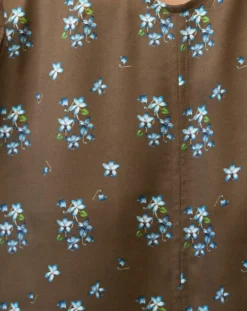 New Marc O'Polo Robe medium imprimée marron