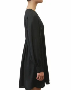 Discount Marc O'Polo Robe midi col V noir