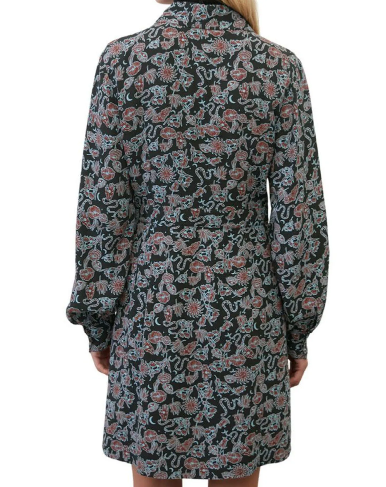 Femme Marc O'Polo Robe midi imprimée noir/multicolore