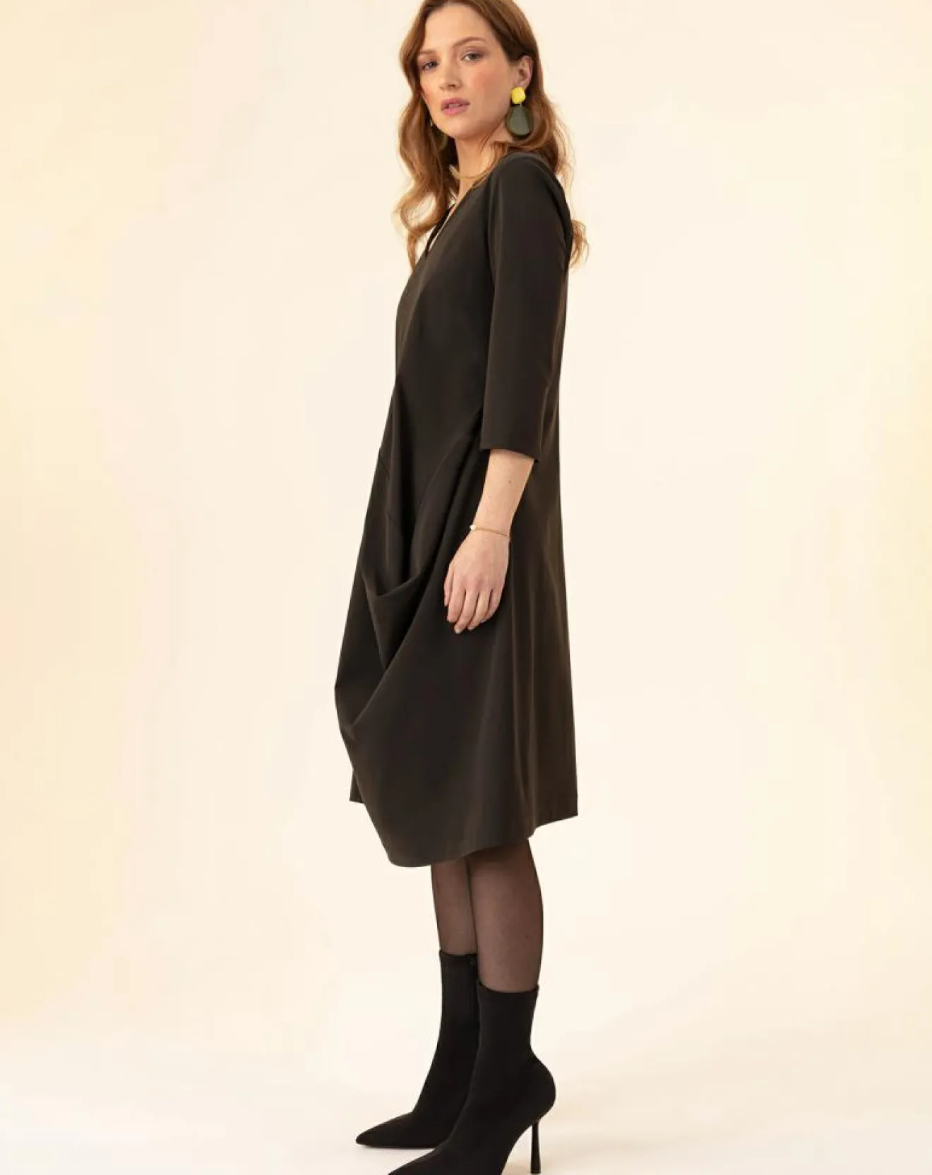 Femme Indies Robe Moon kaki