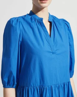 Sale Garance Paris Robe Nahe bleu vif