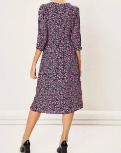 La Petite Etoile Robe Nasiria imprimée mauve