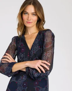 Sale An'ge Robe Oclande hilda bleu