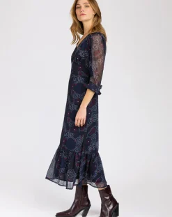 Sale An'ge Robe Oclande hilda bleu