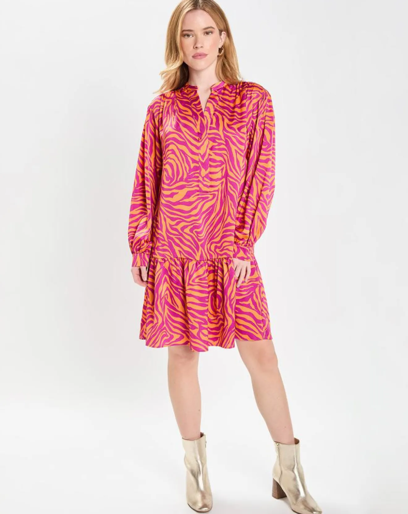 Femme Galeries Lafayette Robe Oversize Sirop 2 orange/violet