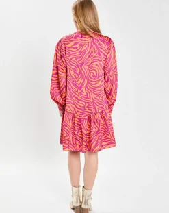 Femme Galeries Lafayette Robe Oversize Sirop 2 orange/violet