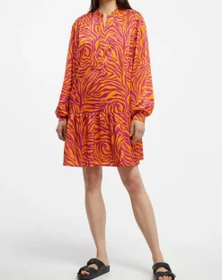 Femme Galeries Lafayette Robe Oversize Sirop 2 orange/violet