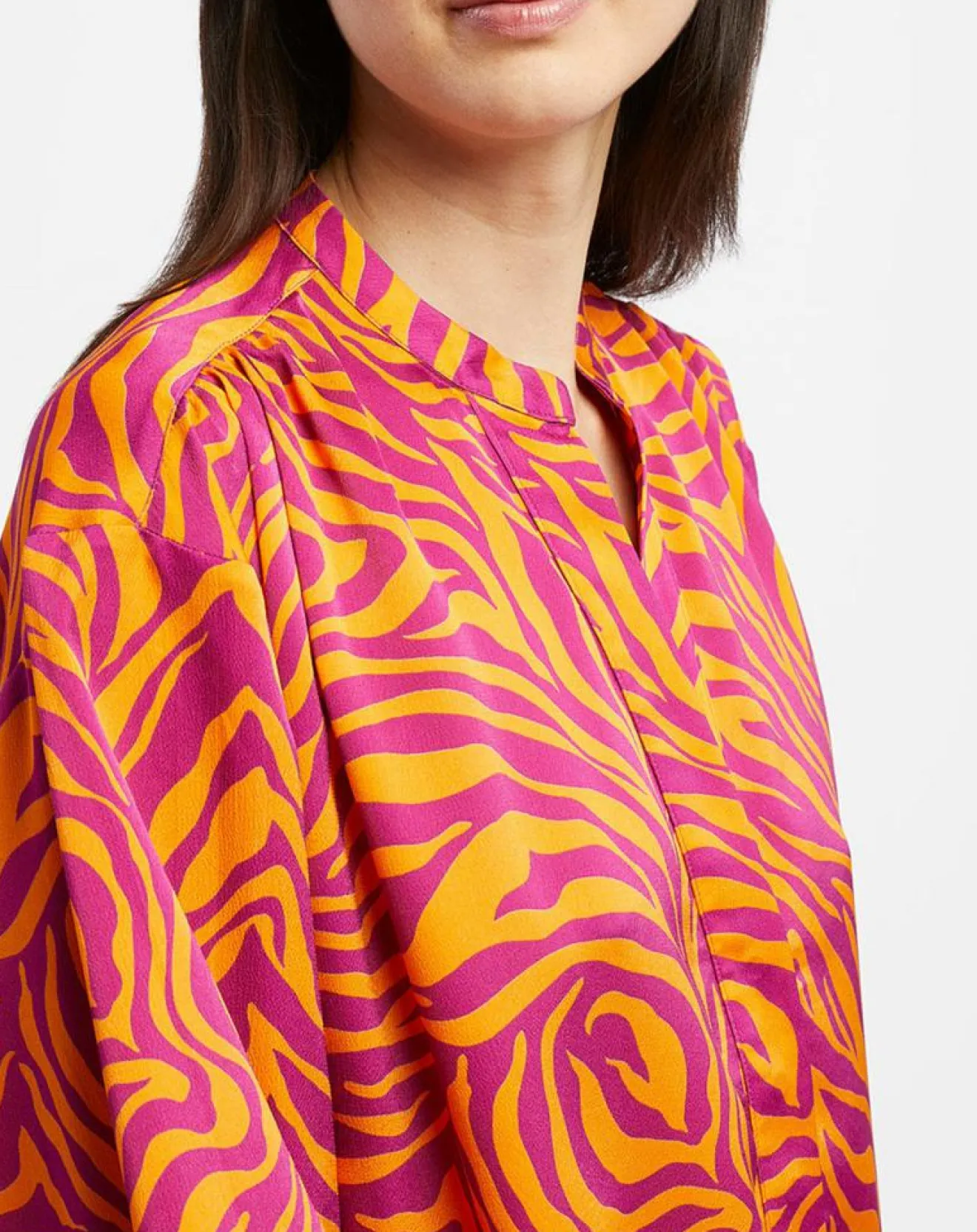 Femme Galeries Lafayette Robe Oversize Sirop 2 orange/violet