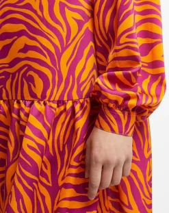 Femme Galeries Lafayette Robe Oversize Sirop 2 orange/violet