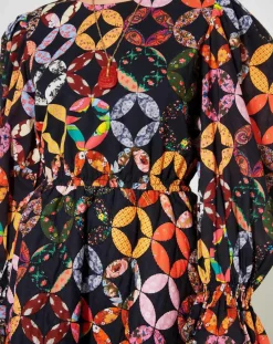 Femme Manoush Robe Patchwork 70 noire