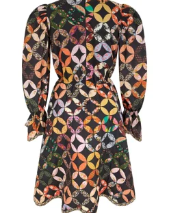 Femme Manoush Robe Patchwork 70 noire