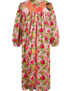 Sale Manoush Robe Patchwork rose