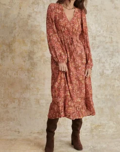 Femme Garance Paris Robe Pauline camel