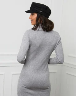 Soft Cashmere Robe Pull en Cachemire mélangé Maria grise