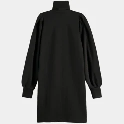 Femme Scotch & Soda Robe Pull en Coton Bio mélangé zippée anthracite
