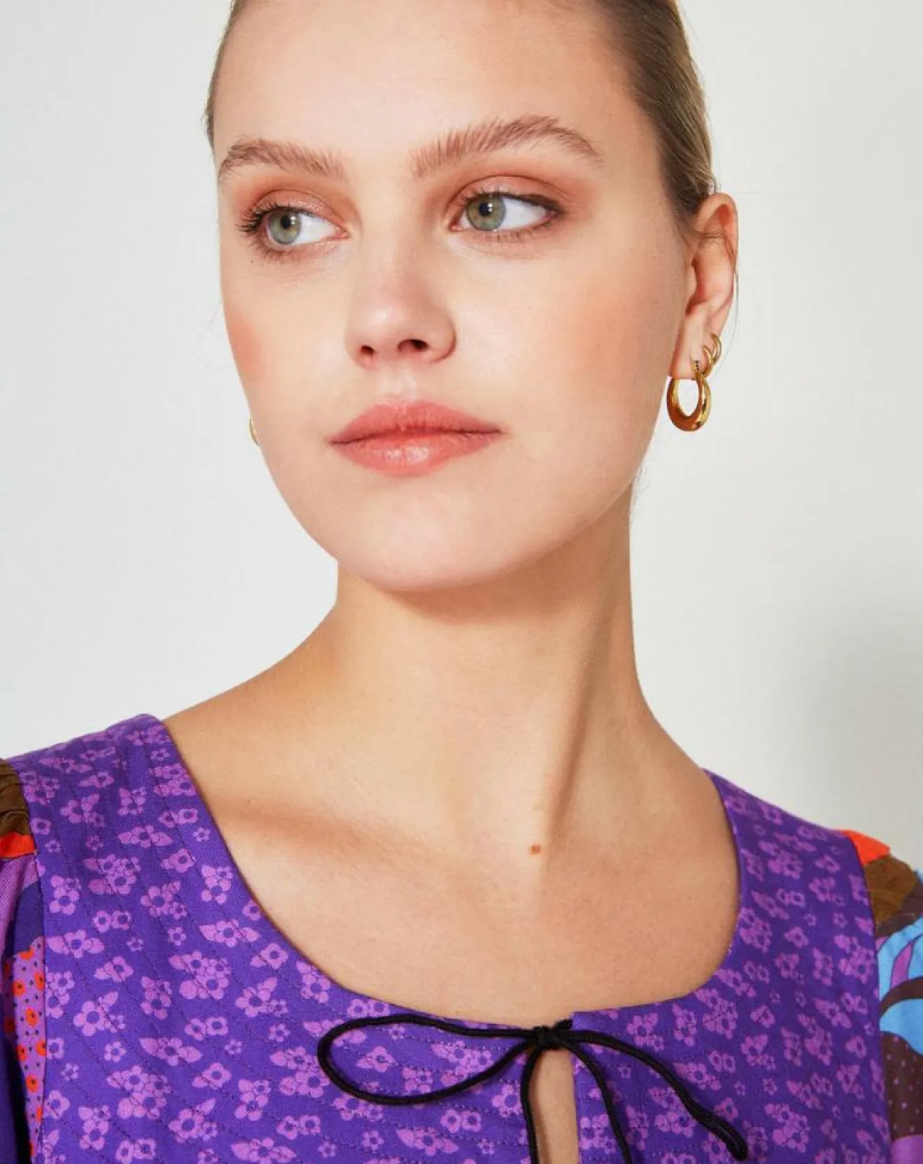 Best Manoush Robe Purple Country print lila