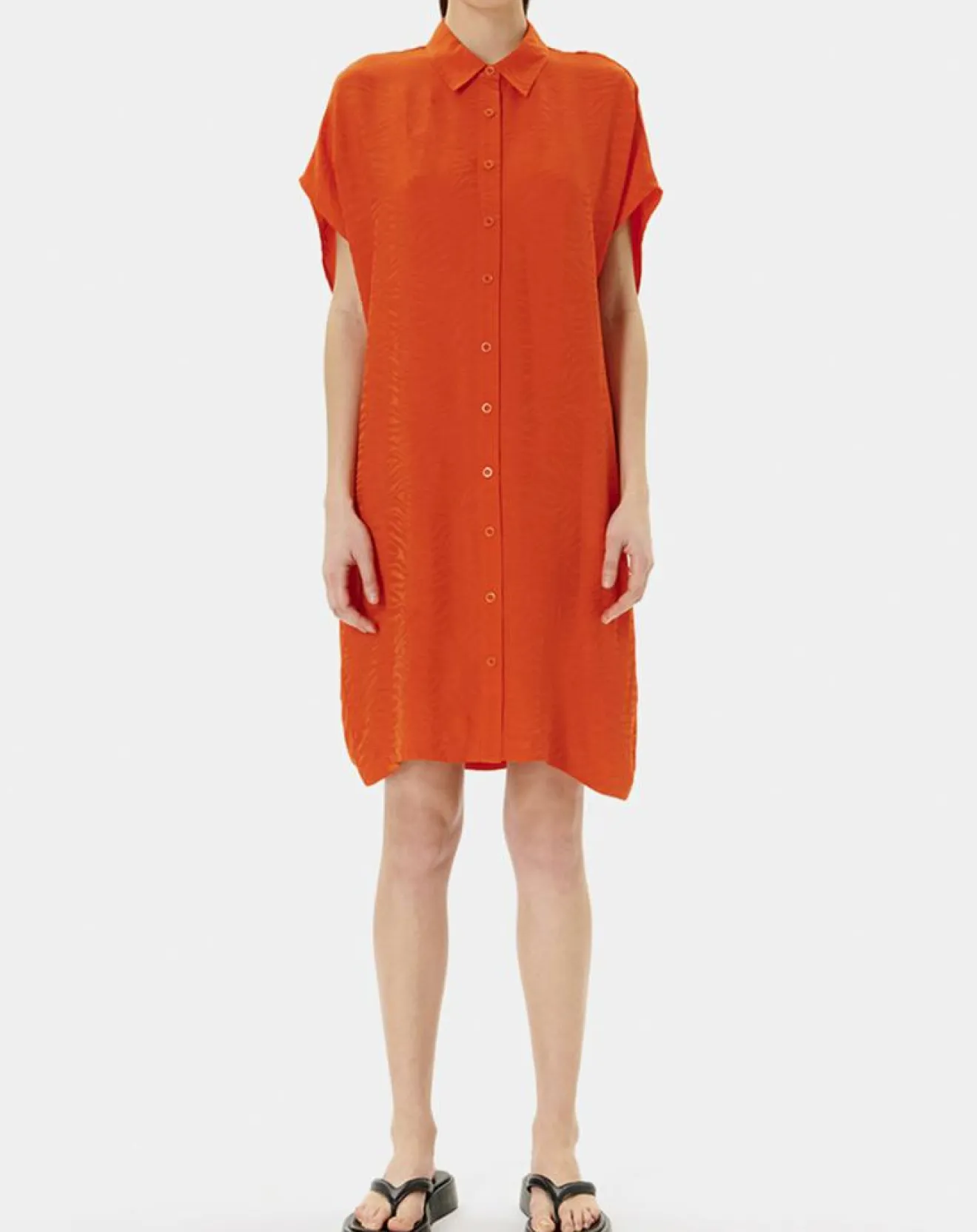 Femme Zapa Robe Ratela motifs ton sur ton orange