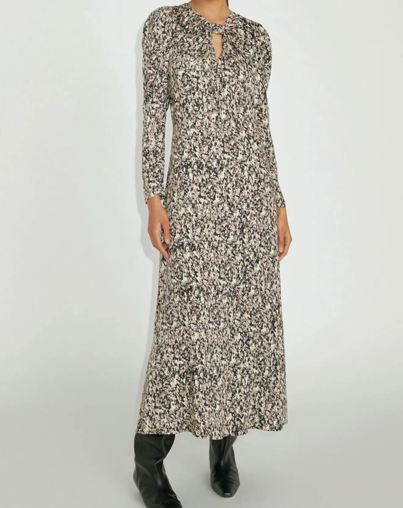 Femme Zapa Robe Riagan imprimée noire