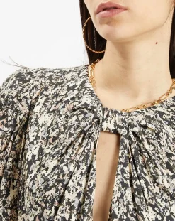 Femme Zapa Robe Riagan imprimée noire