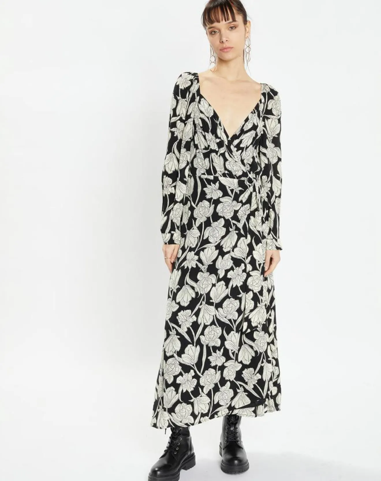 Femme Zapa Robe Rilana noire