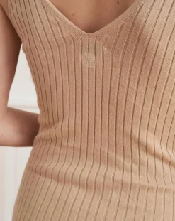 Femme La Petite Francaise Robe Rina beige