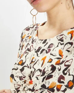 Femme Zapa Robe Ruben imprimée multicolore