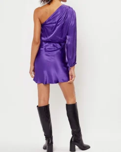 Outlet See u Soon Robe satinée Romane purple
