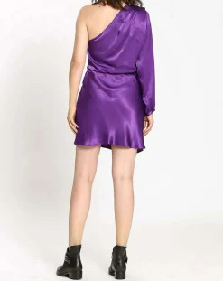 Outlet See u Soon Robe satinée Romane purple