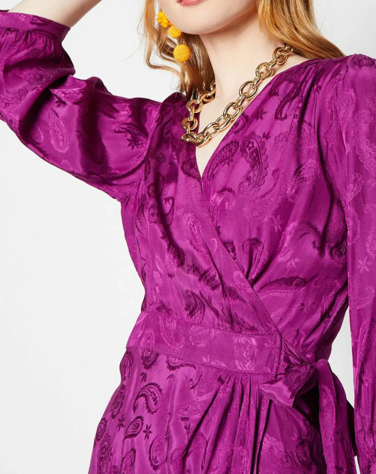 Best La Petite Etoile Robe Shima broderies ton sur ton violette